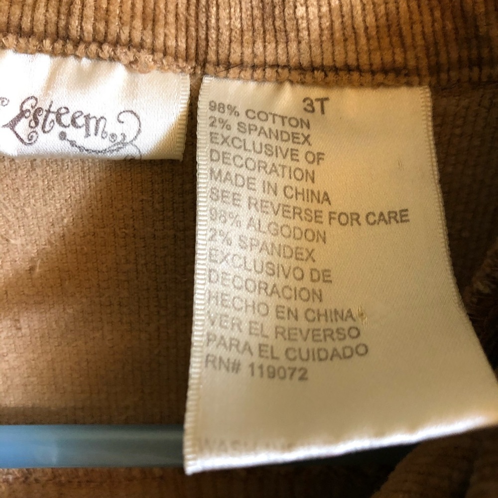 Corduroy Ruffled Dress - Picture 6 of 8